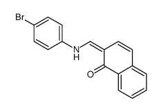 2-[(4-bromoanilino)methylidene]naphthalen-1-one Structure