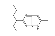 2-heptan-3-yl-6-methyl-5H-pyrazolo[1,5-b][1,2,4]triazole结构式