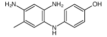 4-[(2,4-diamino-5-methylphenyl)amino]phenol结构式
