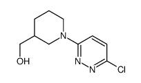 [1-(6-Chloro-pyridazin-3-yl)-piperidin-3-yl]-methanol Structure