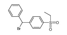 1-(bromophenylmethyl)-4-(ethylsulphonyl)benzene structure