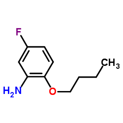 2-Butoxy-5-fluoroaniline结构式