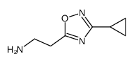 2-(3-cyclopropyl-1,2,4-oxadiazol-5-yl)ethanamine Structure