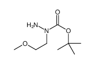 1-N-Boc-1-(2-甲氧基乙基)肼结构式