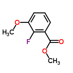 2-氟-3-甲氧基苯甲酸甲酯结构式