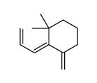 1,1-dimethyl-3-methylidene-2-prop-2-enylidenecyclohexane结构式