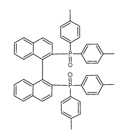 2,2'-bis(di-p-tolylphosphino)-1,1'-binaphthyl dioxide结构式