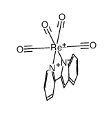 tetracarbonyl[2-(2'-pyridyl)indolido-N,N']rhenium(I)结构式