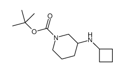 tert-butyl (3S)-3-(cyclobutylamino)piperidine-1-carboxylate Structure