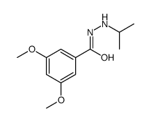 3,5-dimethoxy-N'-propan-2-ylbenzohydrazide结构式