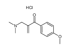 2-(dimethylaminomethyl)-1-(4-methoxyphenyl)prop-2-en-1-one hydrochloride Structure