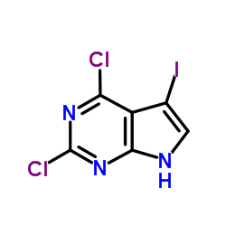 2,4-Dichloro-5-iodo-7H-pyrrolo[2,3-d]pyrimidine structure
