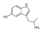 3-(2-Amino-propyl)-1H-indol-5-ol结构式