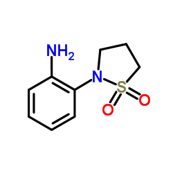 2-(1,1-Dioxido-1,2-thiazolidin-2-yl)aniline结构式