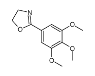 2-(3,4,5-trimethoxyphenyl)-4,5-dihydro-1,3-oxazole Structure