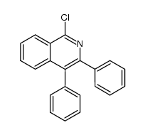 1-Chloro-3,4-diphenylisoquinoline结构式