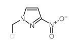 1-(氯甲基)-3-硝基-1H-吡唑结构式