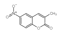 3-METHYL-6-NITROCOUMARIN Structure
