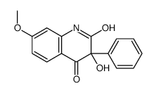 3-hydroxy-7-methoxy-3-phenyl-1H-quinoline-2,4-dione Structure