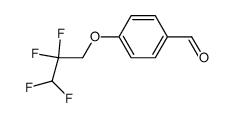 4-(2,2,3,3-tetrafluoropropoxy)-benzaldehyde Structure