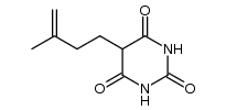 5-(3-methylbut-3-en-1-yl)pyrimidine-2,4,6(1H,3H,5H)-trione结构式