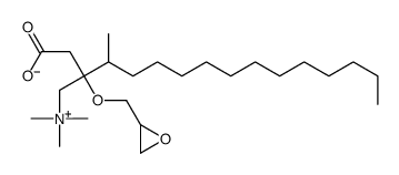 2-tetradecylglycidylcarnitine Structure