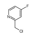 2-Chloromethyl-4-fluoro-pyridine Structure