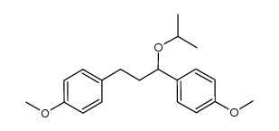4,4'-(1-isopropoxypropane-1,3-diyl)bis(methoxybenzene) Structure