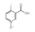 3-Pyridinecarboxylicacid, 4-chloro-, 1-oxide结构式