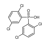 Bis(2,5-dichlorophenyl)phosphinic acid Structure