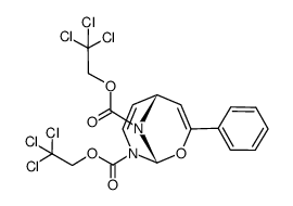 3-phenyl-8,9-bis-(2,2,2-trichloroethoxycarbonyl)-2-oxa-8,9-diazabicyclo<3.3.1>nona-3,6-diene Structure