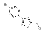 3-(4-Bromophenyl)-5-(chloromethyl)-1,2,4-oxadiazole structure