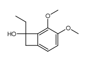 7-ethyl-4,5-dimethoxybicyclo[4.2.0]octa-1,3,5-trien-7-ol Structure