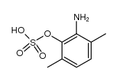 sulfuric acid mono-(2-amino-3,6-dimethyl-phenyl ester) Structure