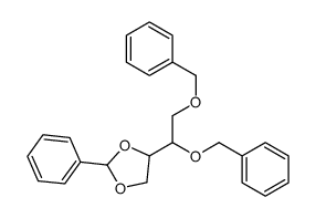 4-[1,2-bis(phenylmethoxy)ethyl]-2-phenyl-1,3-dioxolane结构式