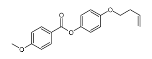 (4-but-3-enoxyphenyl) 4-methoxybenzoate结构式