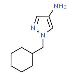 1-(Cyclohexylmethyl)-1H-pyrazol-4-amine结构式