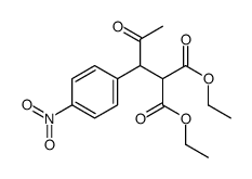 diethyl 2-[1-(4-nitrophenyl)-2-oxopropyl]propanedioate Structure