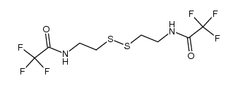 N,N'-Bis(trifluoroacetyl)cystamine Structure