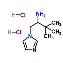 1-(1H-Imidazol-1-yl)-3,3-dimethyl-2-butanamine dihydrochloride Structure