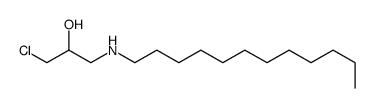 1-chloro-3-(dodecylamino)propan-2-ol结构式