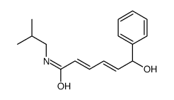 (2E,4E)-6-hydroxy-N-(2-methylpropyl)-6-phenylhexa-2,4-dienamide Structure