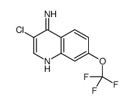 4-Amino-3-chloro-7-trifluoromethoxyquinoline结构式