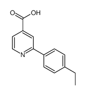2-(4-ethylphenyl)pyridine-4-carboxylic acid Structure