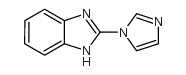 (9ci)-2-(1H-咪唑-1-基)-1H-苯并咪唑结构式