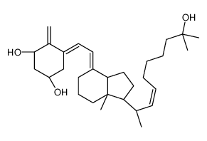 (1R,3S,5E)-5-[(2E)-2-[(3aS,7aR)-1-[(E)-9-hydroxy-9-methyldec-3-en-2-yl]-7a-methyl-2,3,3a,5,6,7-hexahydro-1H-inden-4-ylidene]ethylidene]-4-methylidenecyclohexane-1,3-diol Structure