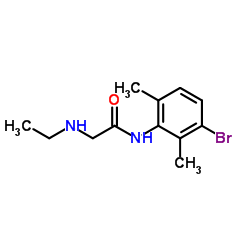 N-Desethyl 3-Bromo Lidocaine结构式
