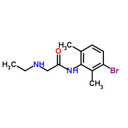 N-Desethyl 3-Bromo Lidocaine Structure