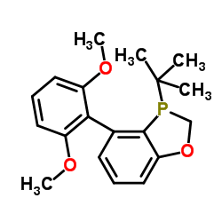 3-(tert-butyl)-4-(2,6-dimethoxyphenyl)-2,3-dihydrobenzo[d][1,3]oxaphosphole structure