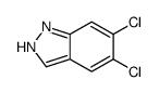 5,6-Dichloro-1H-indazole Structure